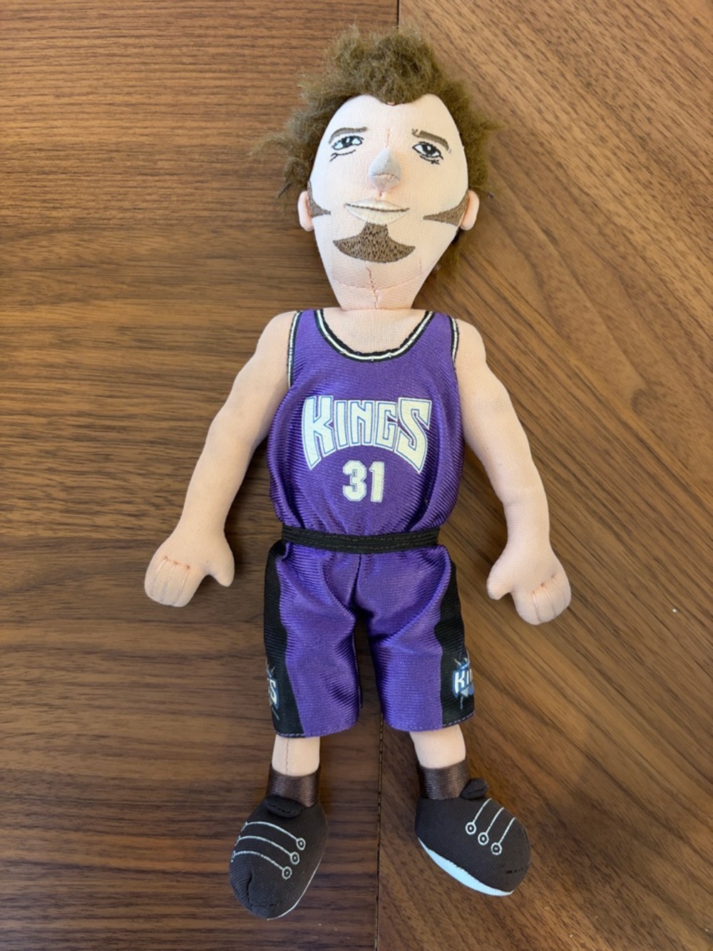 Vintage NBA Sacramento Kings Scott Pollard #31 Plush Basketball Player Doll